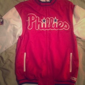 Philidelphia Phillies spring training jacket.